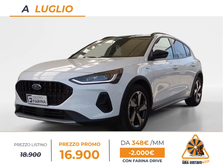 USATO - Focus Active 1.0t ecoboost h 125cv