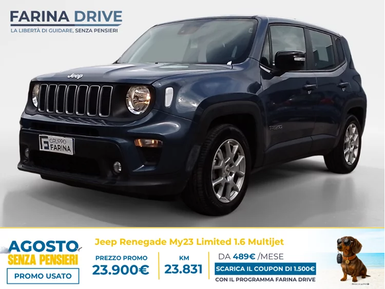 USATO - Jeep Renegade My23 Limited 1.6 Multijet Ii 130 Cv E6.4