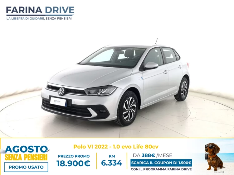 USATO - Volkswagen Polo VI 2022 1.0 evo Life 80cv