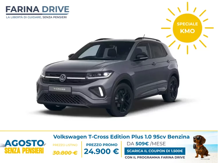 KM0 - Volkswagen T-Cross 2024  1.0 tsi Edition Plus 95cv