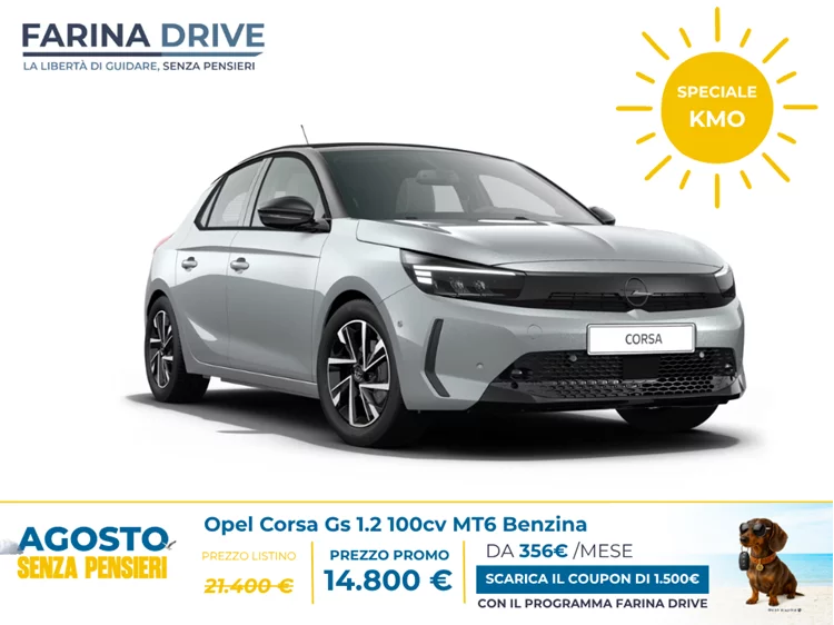 KM0 - Opel Nuova Corsa GS 1.2 100CV MT6