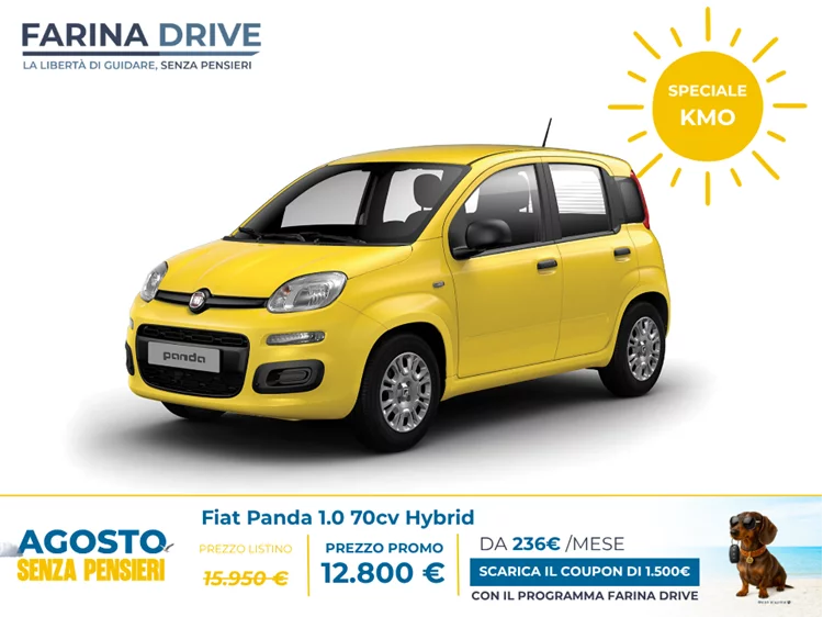 KM0 - FIAT Panda 1.0 70cv Hybrid