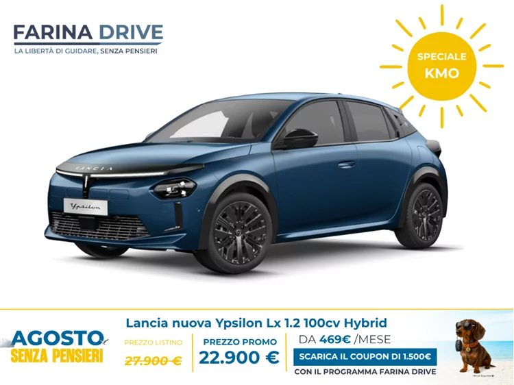 KM0 - Lancia Nuova Ypsilon Ibrida My24 Ypsilon Lx 1.2 100cv Ibrida