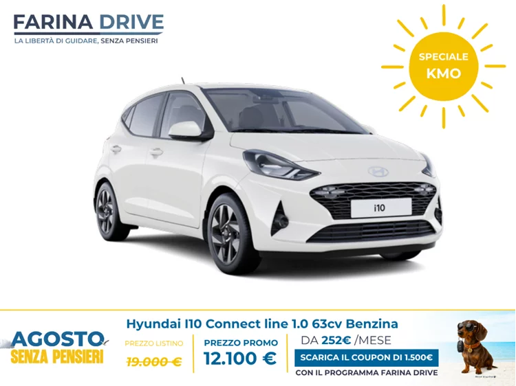 KM0 - Hyundai i10 III 2023 - i10 1.0 mpi Connectline 63cv