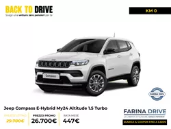 Jeep Compass E-Hybrid My24 Altitude1.5 Turbo T4 E-Hybrid 130cv Fwd Dct7