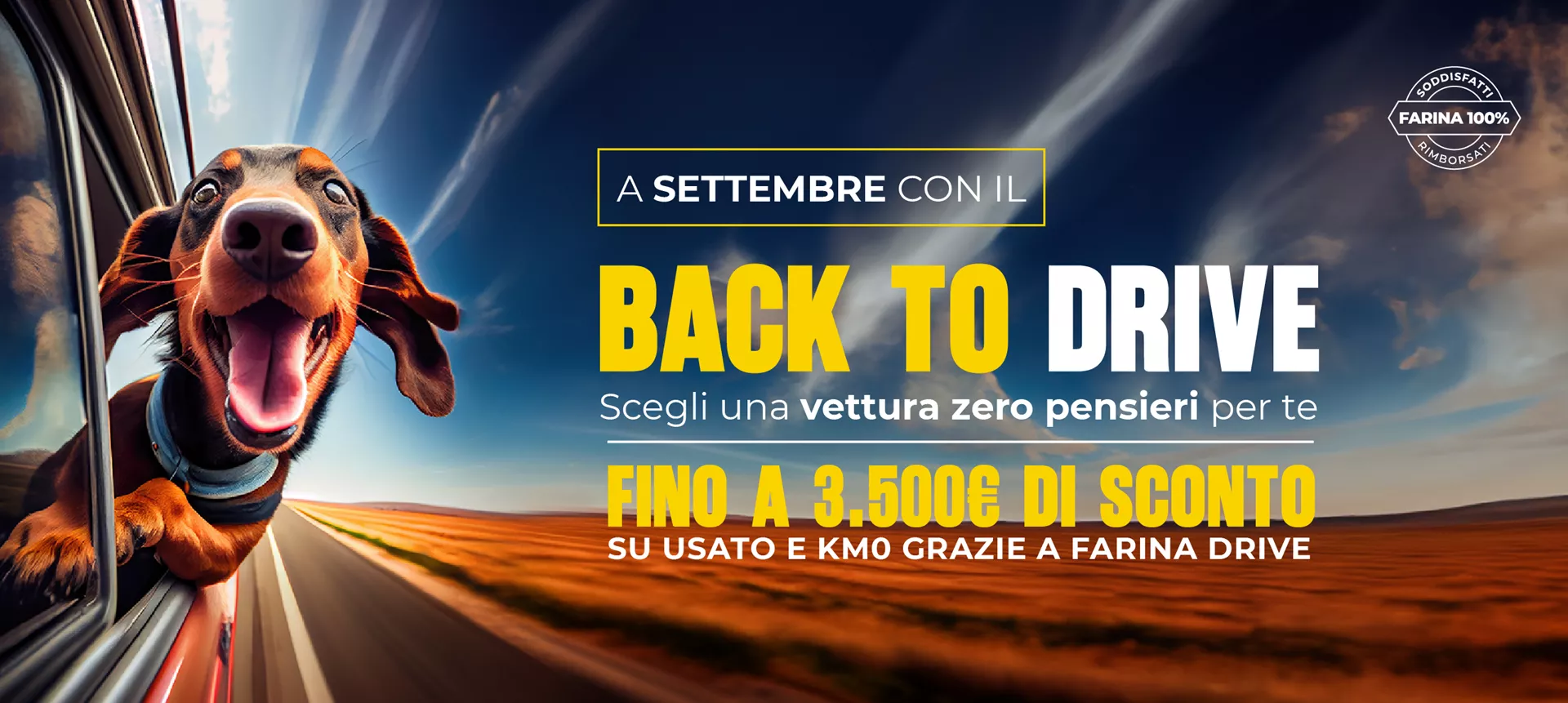 Back to drive: Per te fino a 3.500€ di sconto immediato