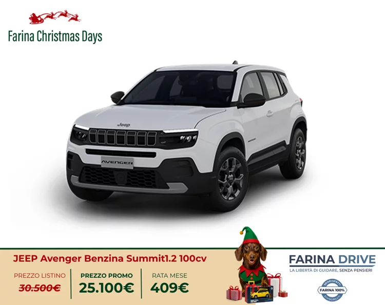 KM0 - Avenger Benzina Summit1.2 100cv