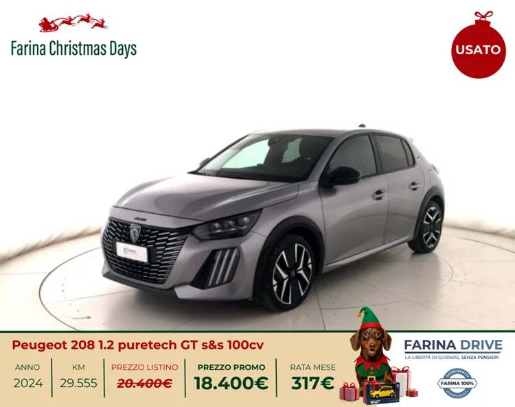 USATO - 208 1.2 puretech GT s&s 100cv